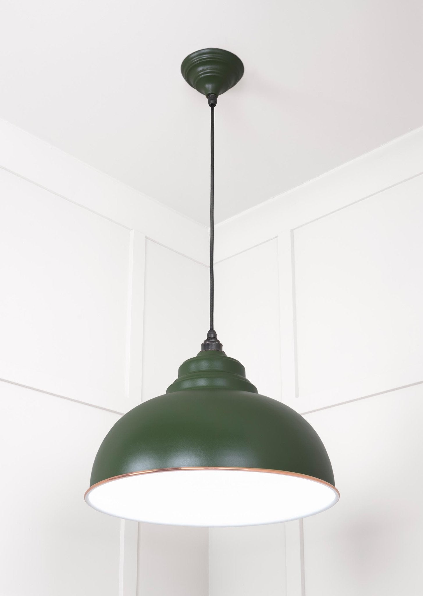 White Gloss Harborne Pendant | Heath - From The Anvil - EB London