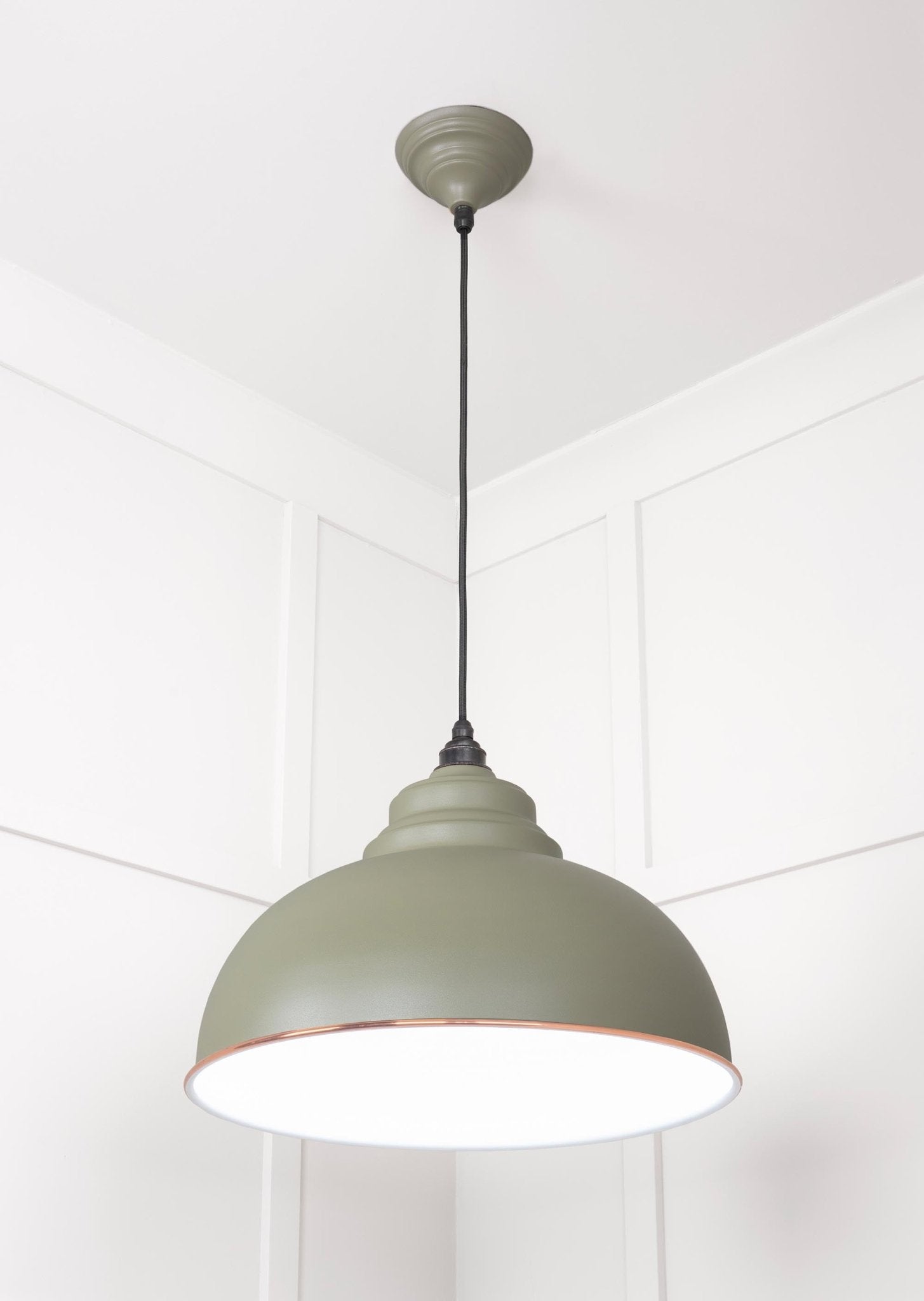 White Gloss Harborne Pendant | Tump - From The Anvil - EB London