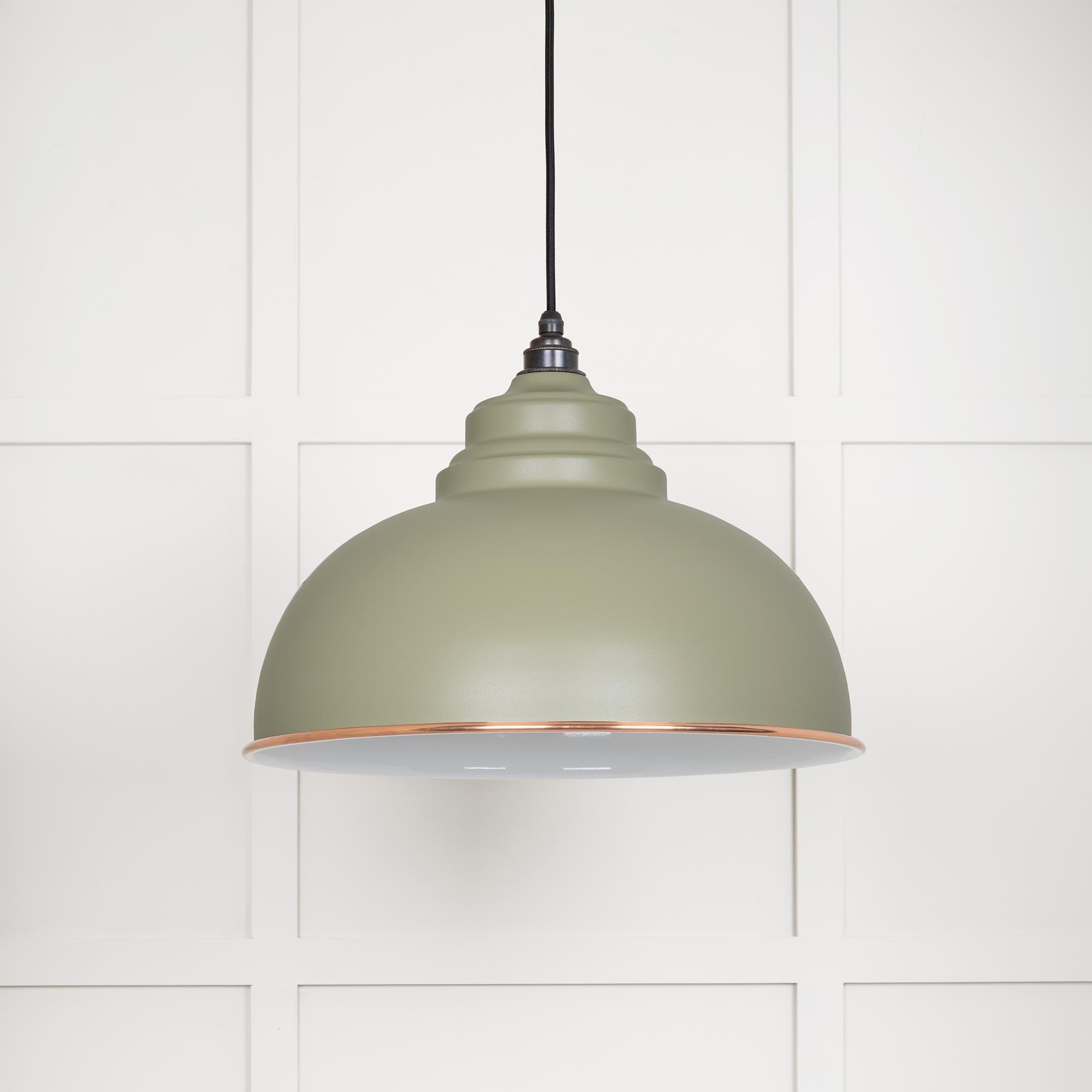 White Gloss Harborne Pendant | Tump - From The Anvil - EB London