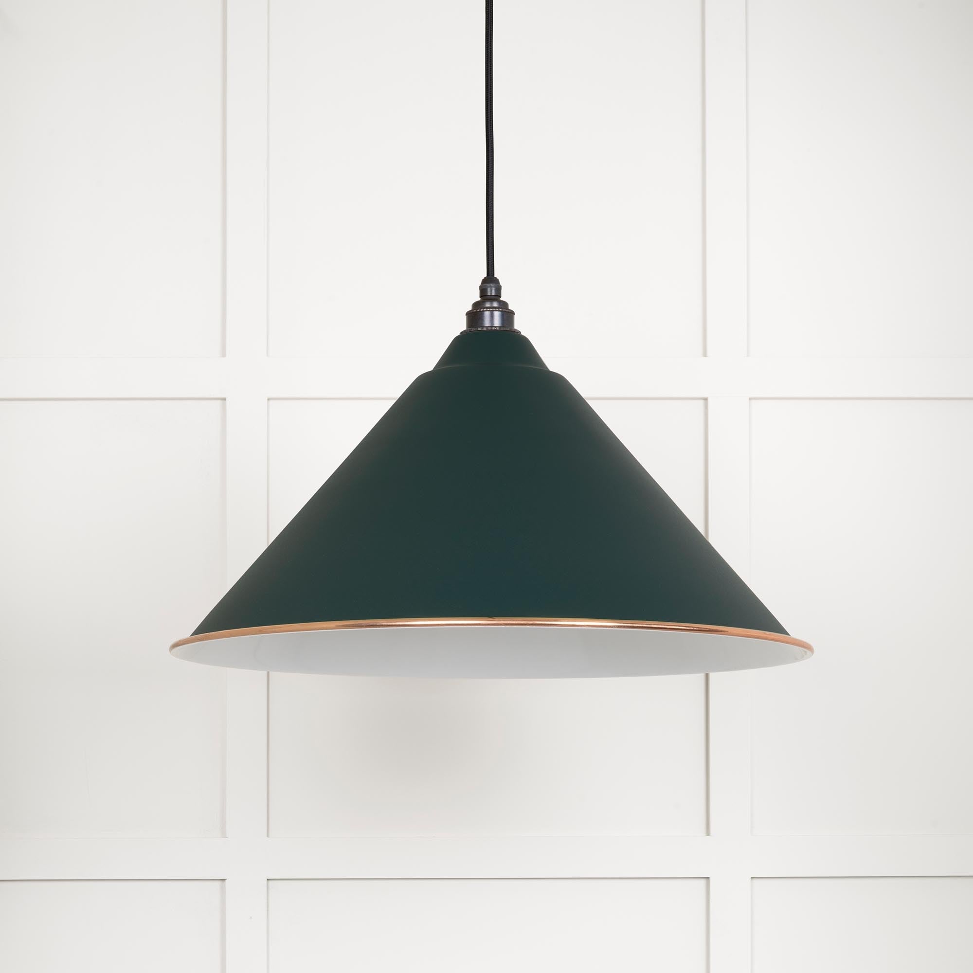 White Gloss Hockley Pendant | Accent Dingle - From The Anvil - EB London