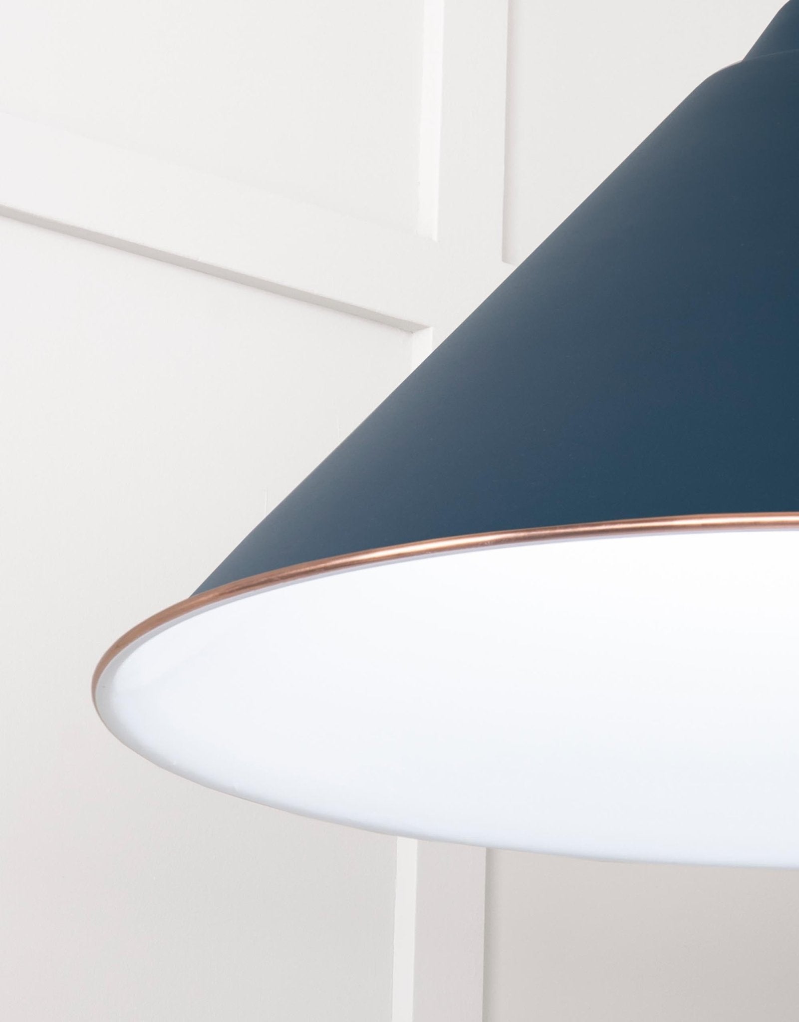 White Gloss Hockley Pendant | Accent Dusk - From The Anvil - EB London