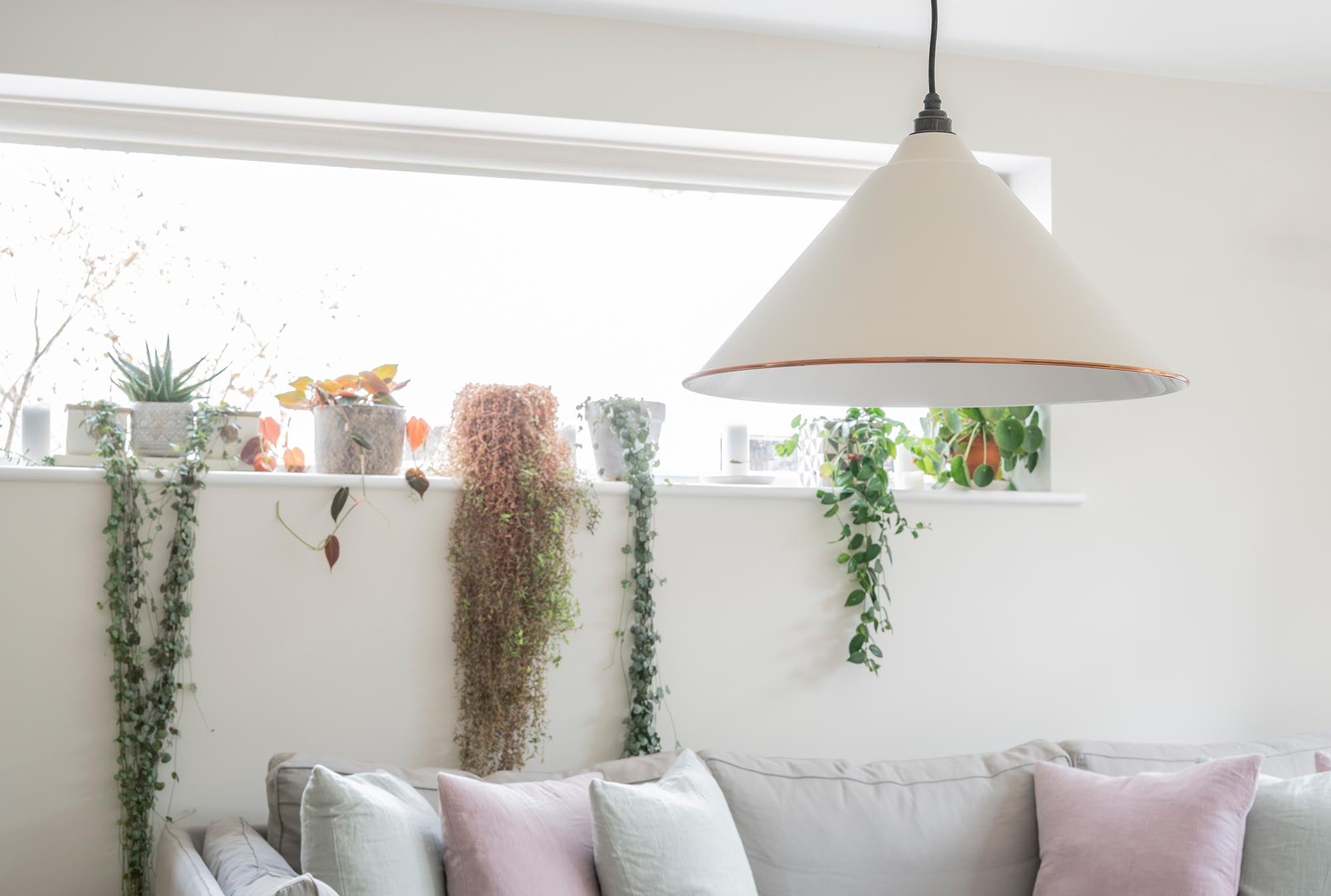 White Gloss Hockley Pendant | Accent Teasel - From The Anvil - EB London