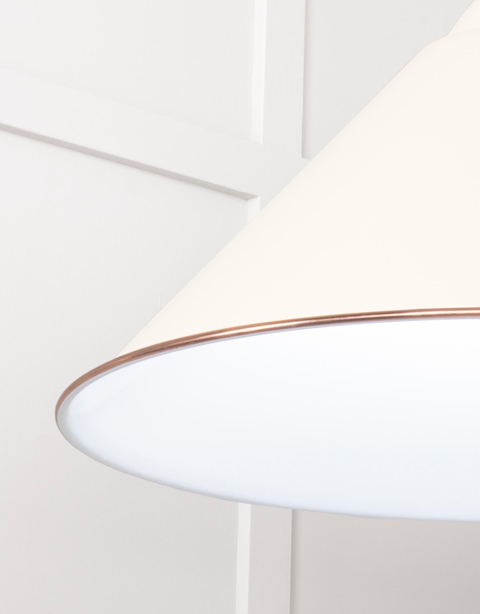 White Gloss Hockley Pendant | Accent Teasel - From The Anvil - EB London