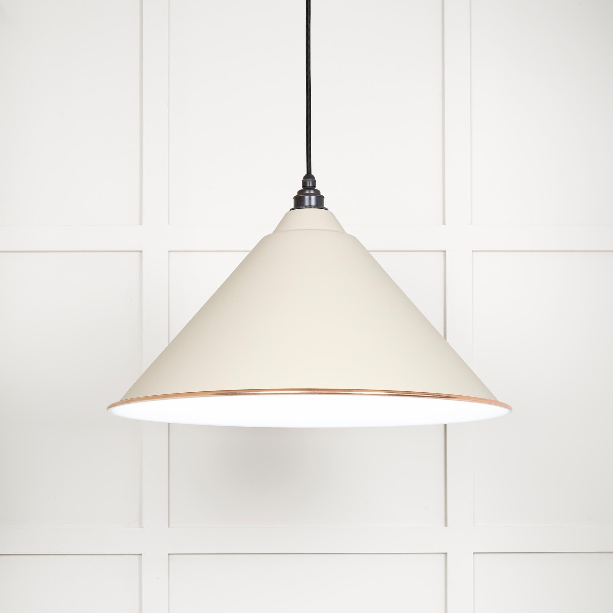 White Gloss Hockley Pendant | Accent Teasel - From The Anvil - EB London