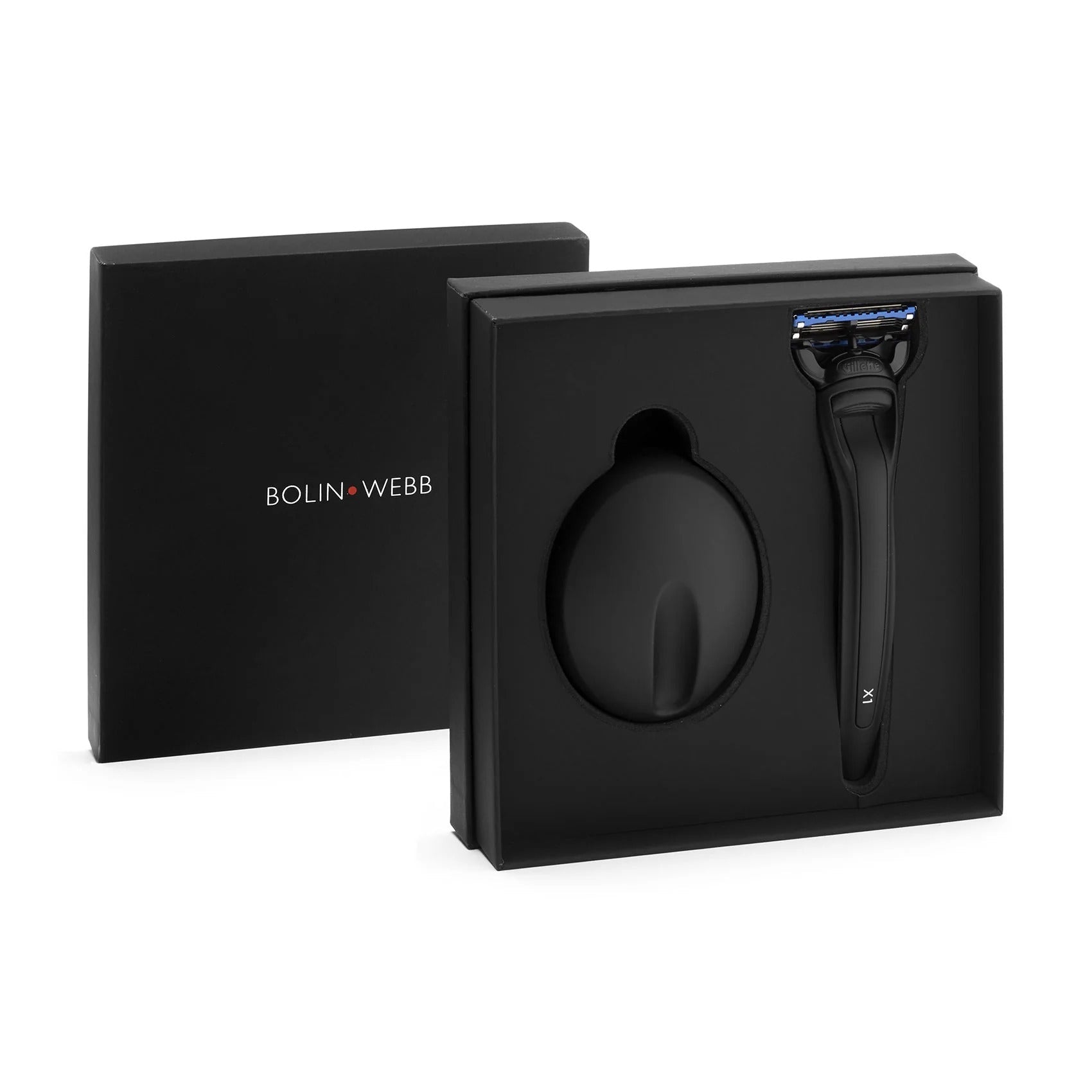X1 Graphite Shaving Set with Stand (Gillette Fusion5 Razor) - Bolin Webb - EB London