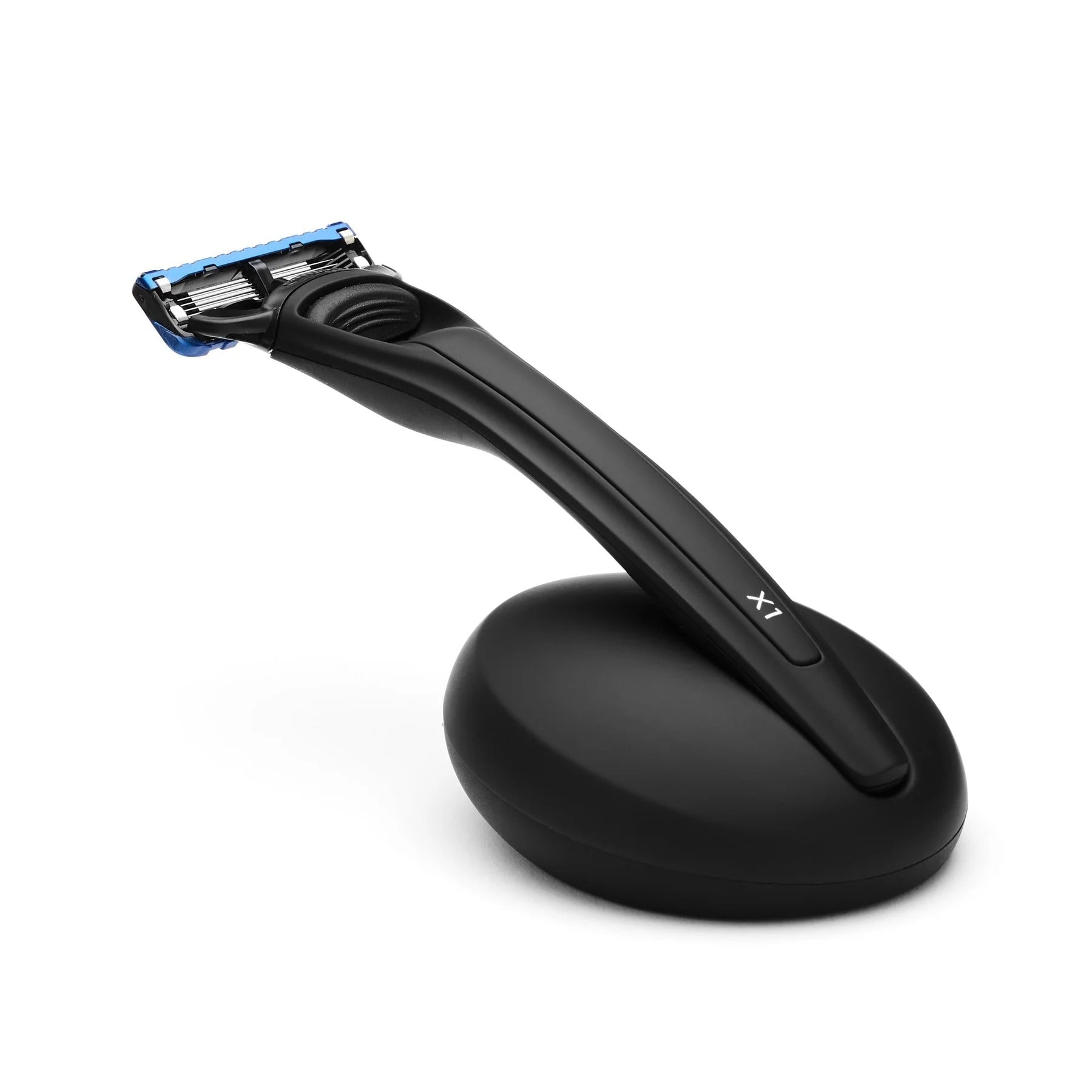 X1 Matte Black Shaving Set with Stand (Gillette Fusion5 Razor) - Bolin webb - EB London