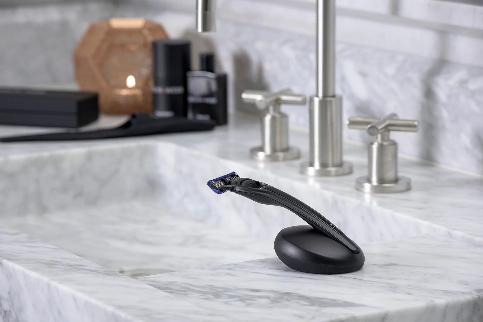 X1 Nero Black Shaving Kit(Gillette Fusion5 Razor) - Bolin Webb - EB London