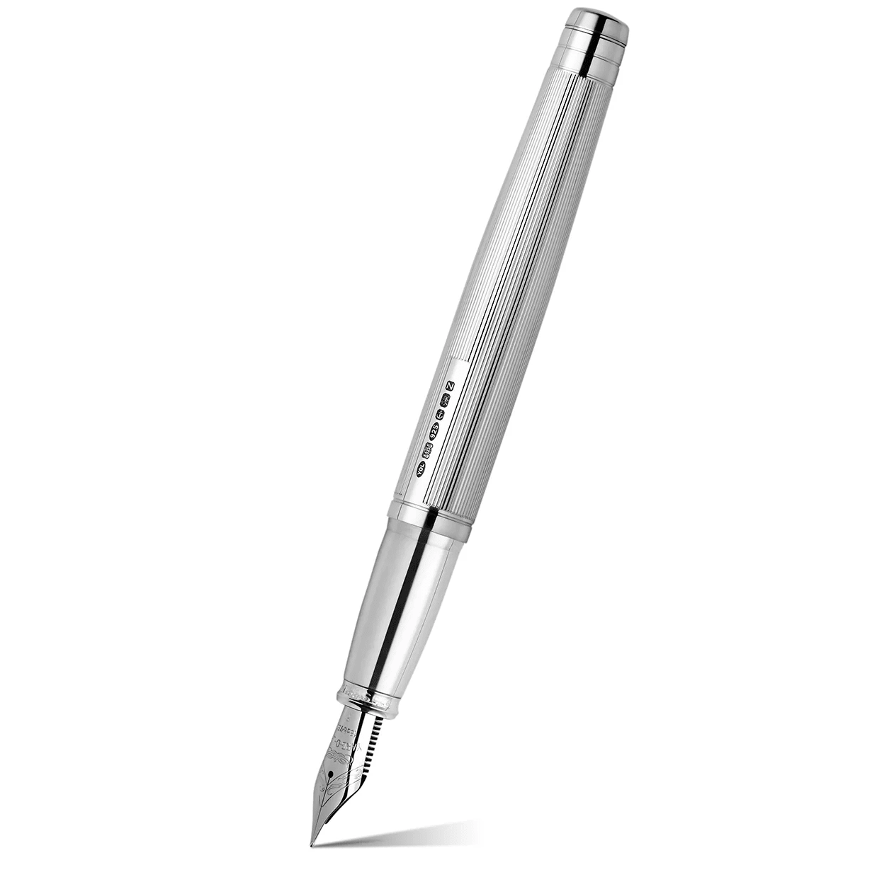 Yard - O - Led - Pinstripe 72 Grand Sterling Silver Fountain Pen - EB London