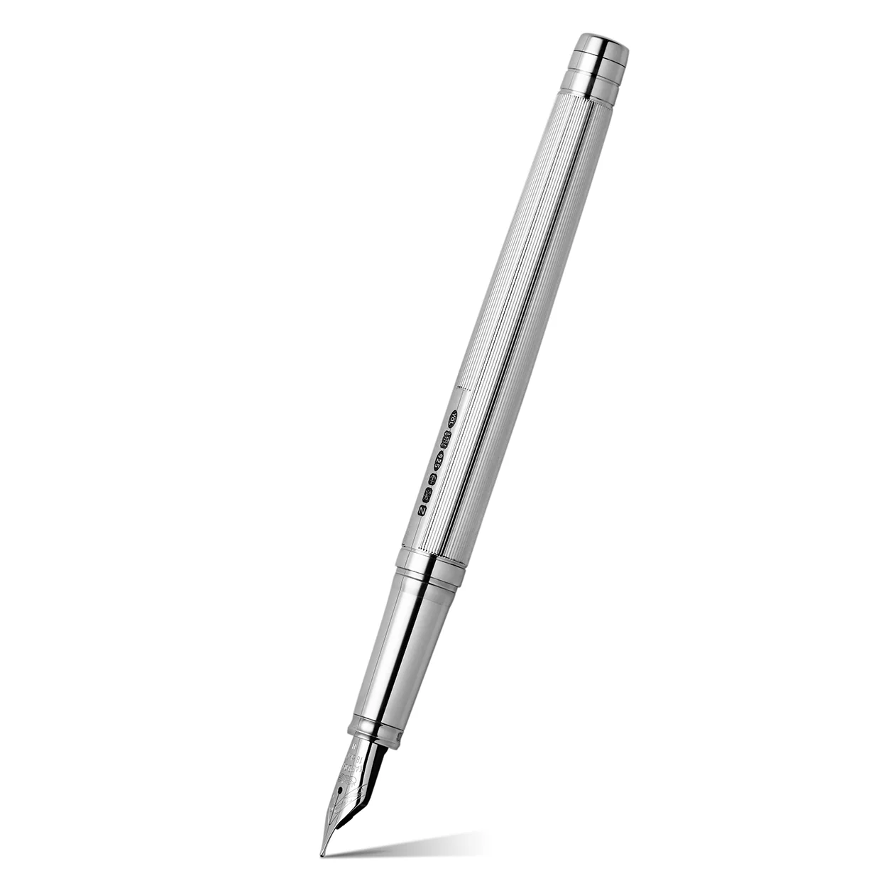 Yard-O-Led Pinstripe 72 Standard Fountain Pen - Sterling Silver - EB London