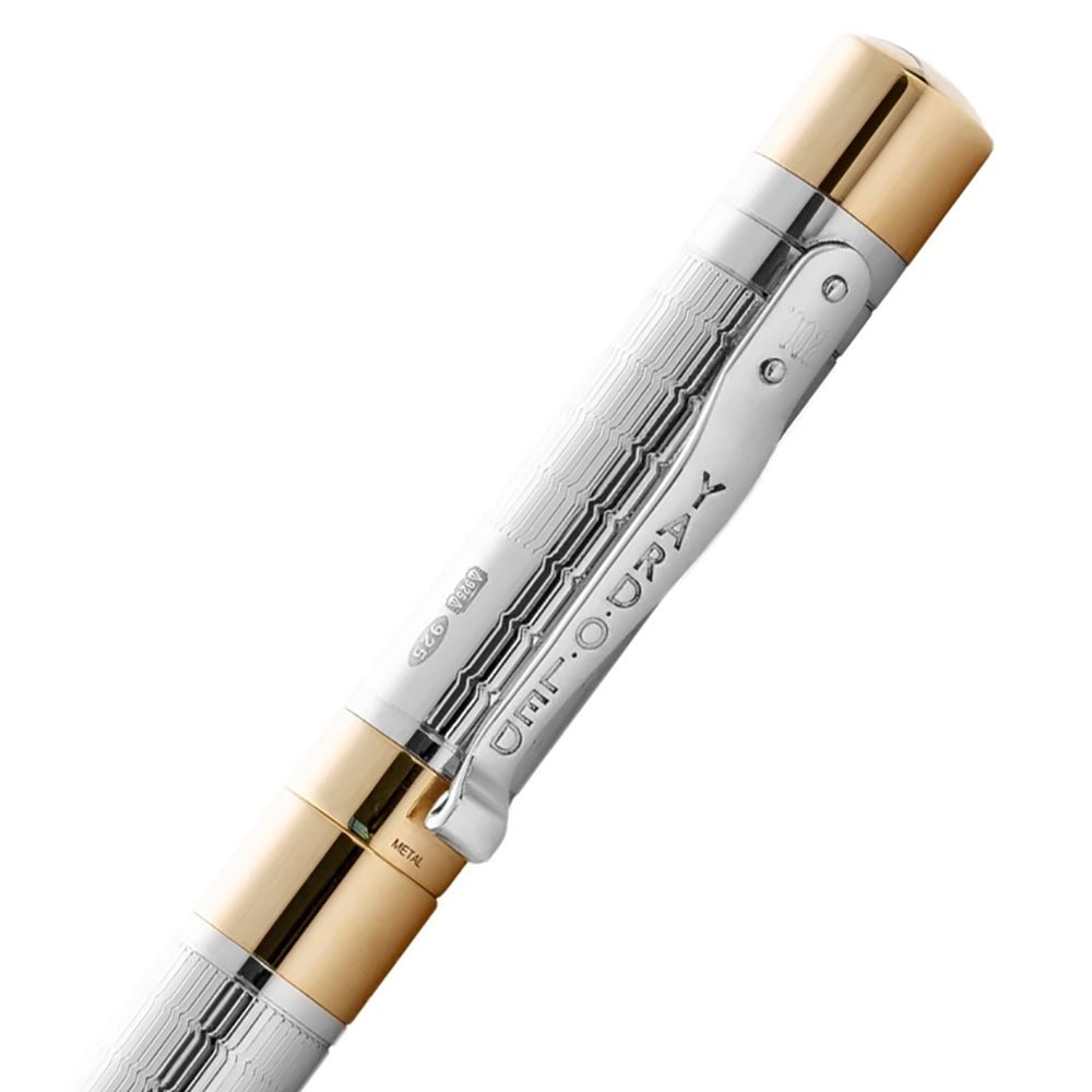 Yard - O - Led - Pocket Honeycomb Sterling Silver Fountain Pen - EB London