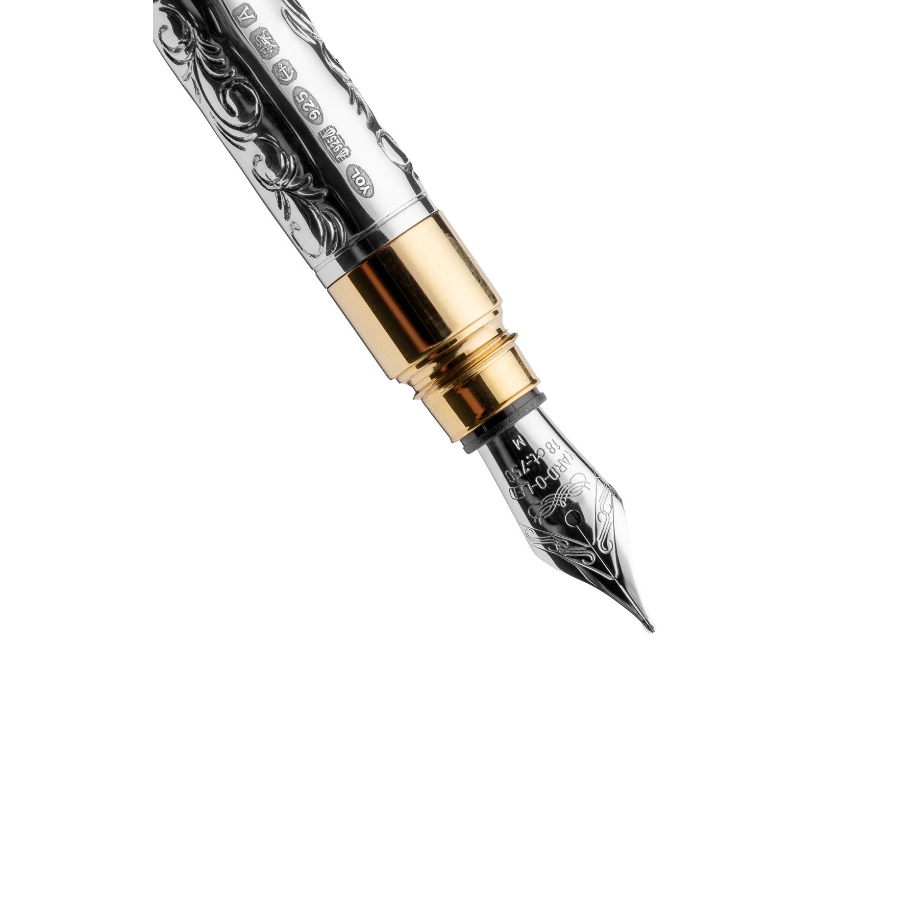 Yard-O-Led - Pocket Victorian Fountain Pen - Sterling Silver - EB London