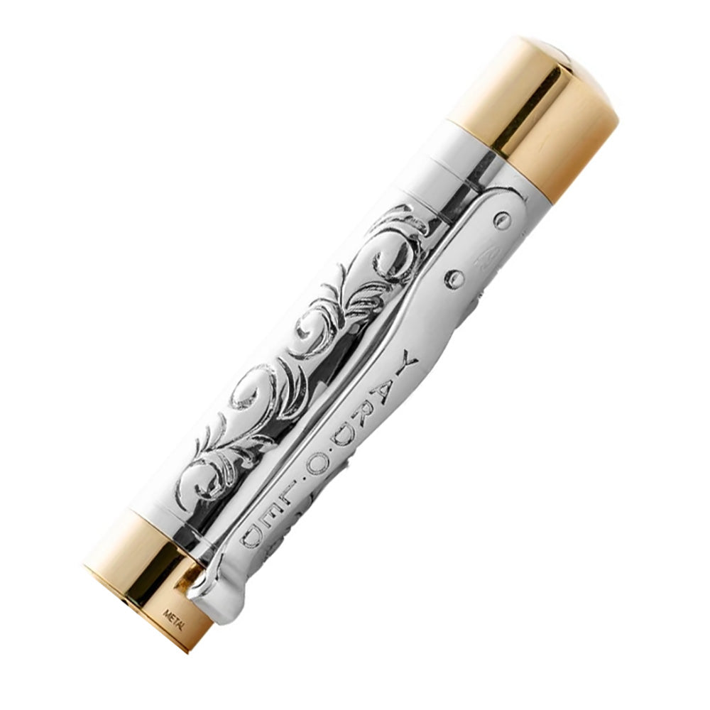 Yard-O-Led - Pocket Victorian Fountain Pen - Sterling Silver - EB London