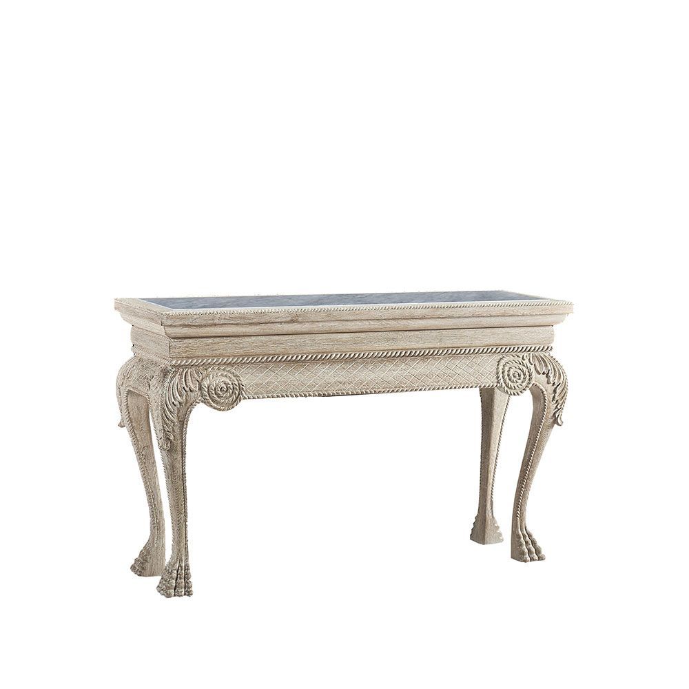 William Yeoward York Mini Console Venetian White Oak luxury furniture - EB London product image 1