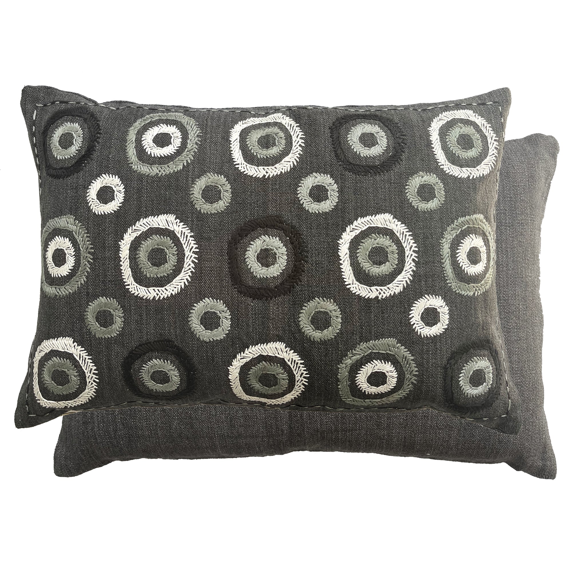 William Yeoward Zafora - Noir 60x40 Cushion luxury cushion - EB London product image 1