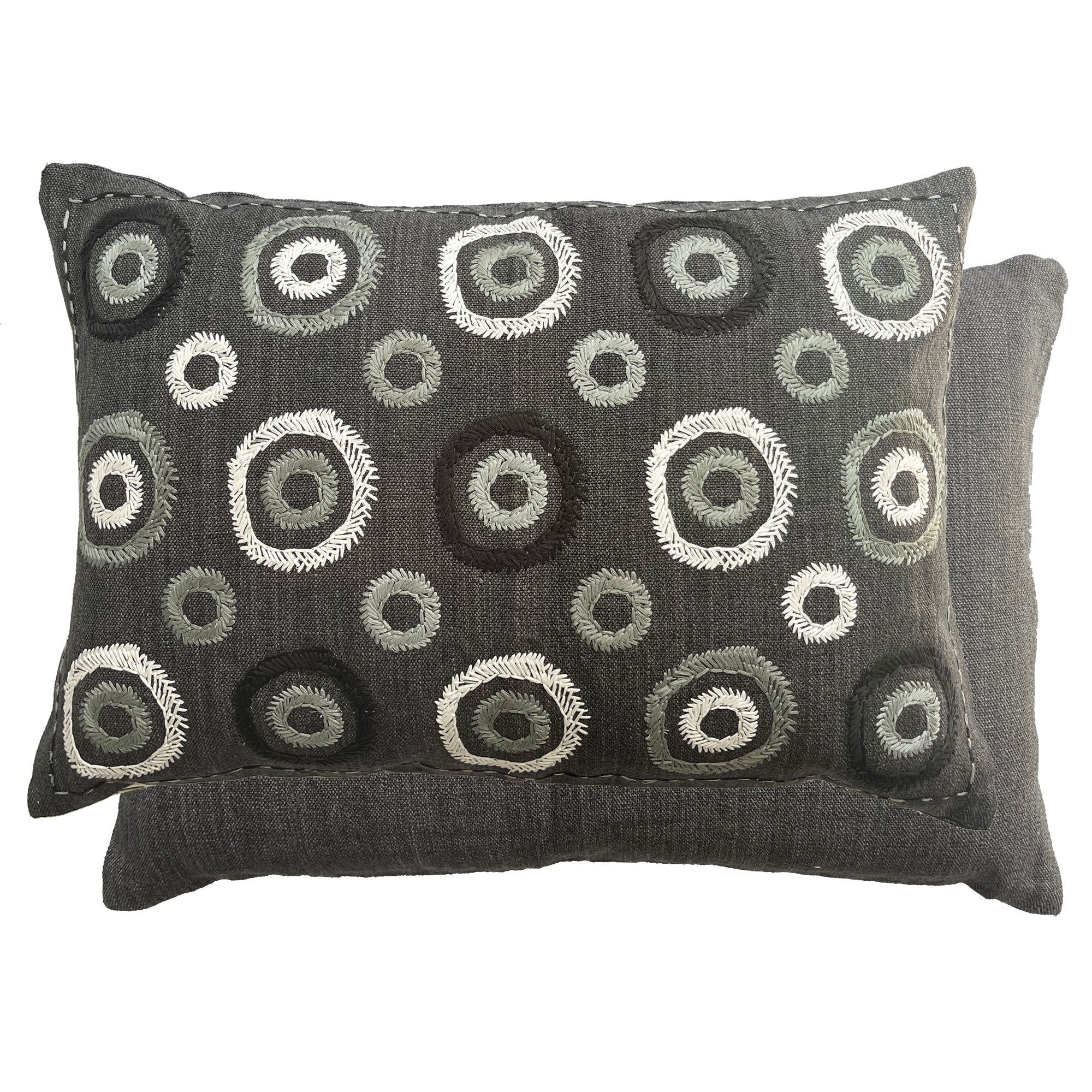 William Yeoward Zafora - Noir 60x40 Cushion luxury cushion - EB London product image 1