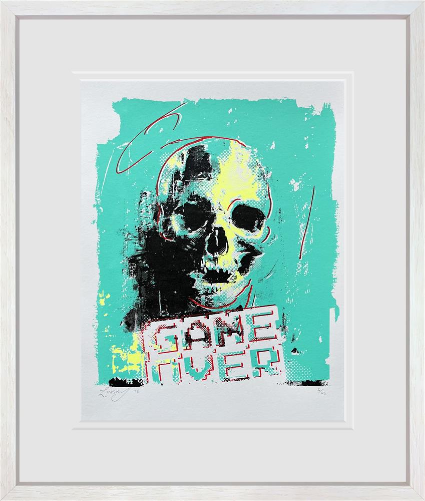 Zinsky | Game Over - Screenprint | Limited Edition British Art - EB London