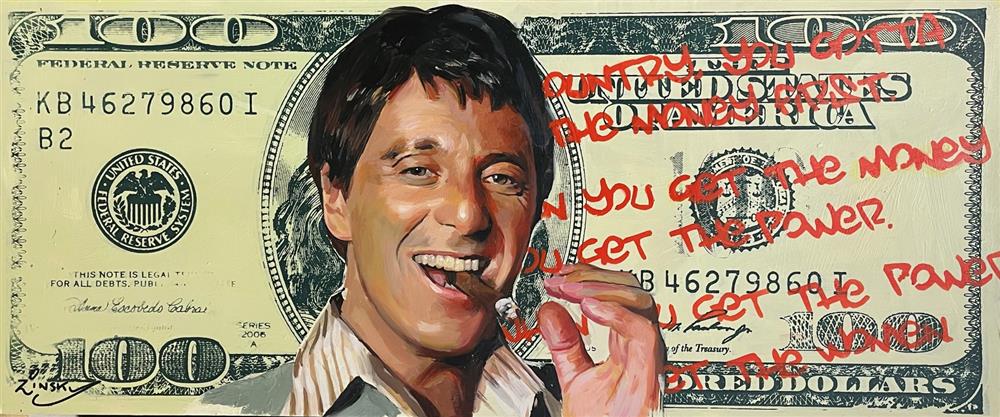 Zinsky | Money, Power And Women | Original British Art - EB London