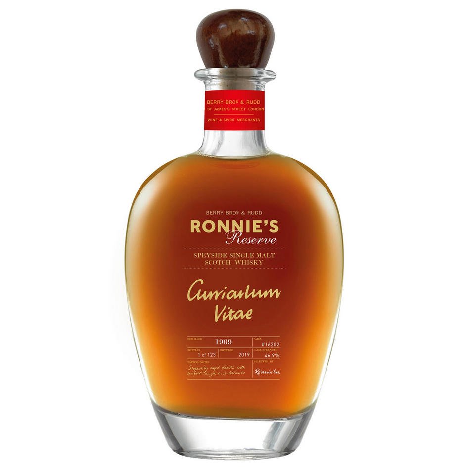 1969 Ronnie's Reserve, Cask Ref 16202 – Speyside Single Malt Scotch Whisky 46.3% - EB London