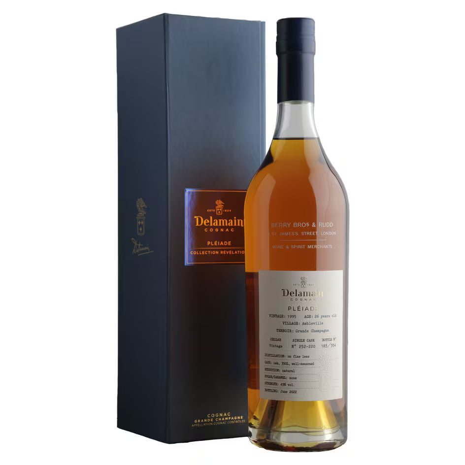 1995 Delamain Pleiade Ambleville 26-Year-Old Grande Champagne Cognac, Berry Bros. & Rudd Exclusive Cask - 43% ABV - EB London