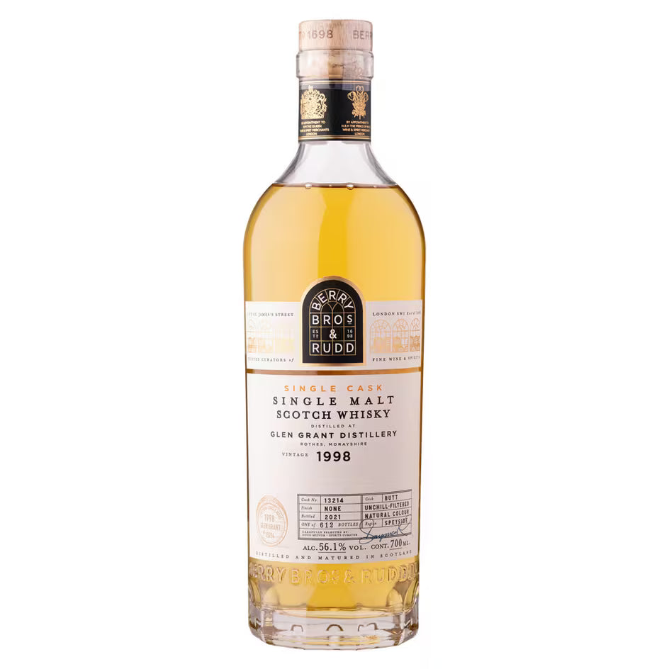 1998 Berry Bros. & Rudd Glen Grant, Cask Ref. 13214, Speyside Single Malt Scotch Whisky (56.1%) – EB London