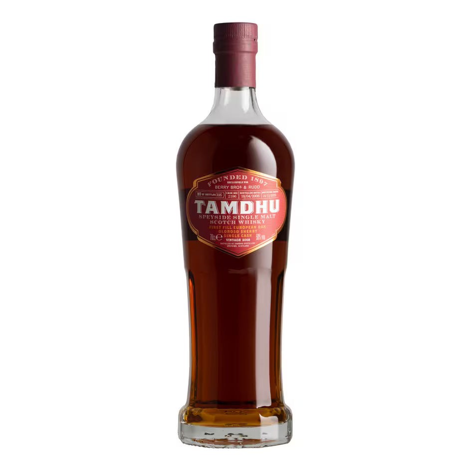 2008 Tamdhu Berry Bros. & Rudd Exclusive | Oloroso Sherry Cask 2196, Speyside Single Malt Scotch Whisky, 58% ABV - EB London