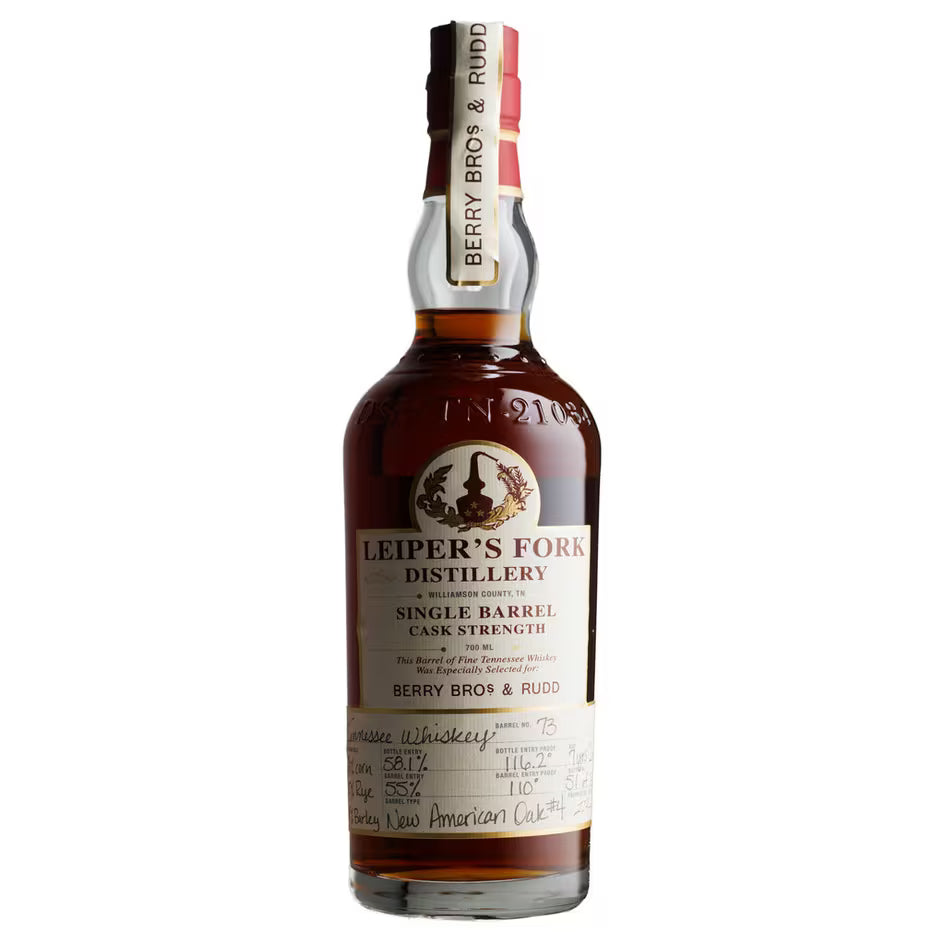 2016 Leiper’s Fork Single Cask #73, Tennessee Whiskey, BB&R Exclusive (58.1%) - EB London