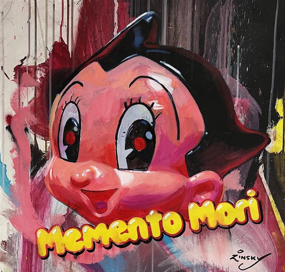 Zinsky - Astroboy Memento Mori - Original British Art - EB London