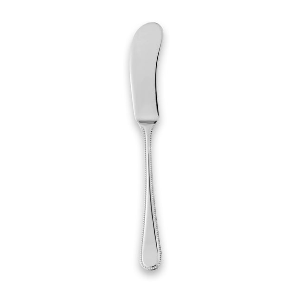 Carrs Silver sterling silver Bead butter spreader, hallmarked, 150mm