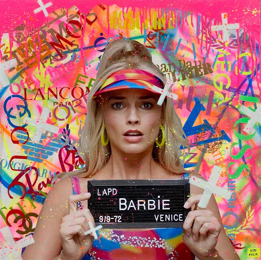 Hue Folk - Barbie - Original British Art - EB London