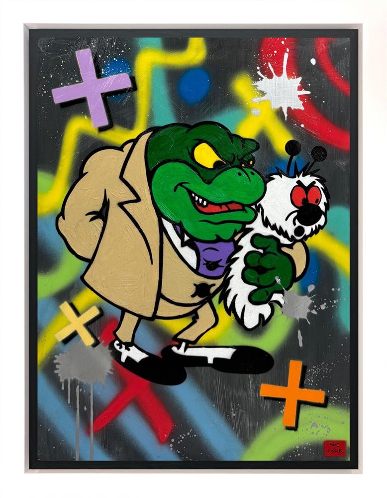 Hue Folk - Baron Silas Von Greenback - Original British Art - EB London