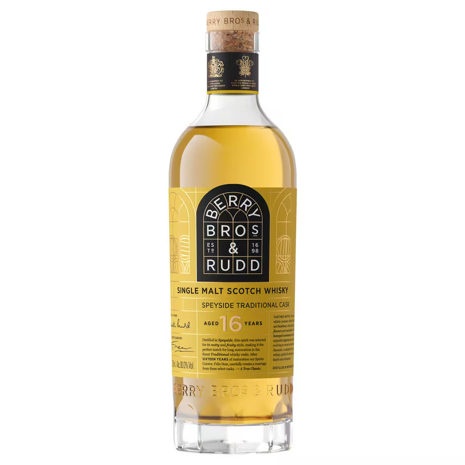 Berry Bros. & Rudd Speyside Traditional Cask, 16-Year-Old Single Malt Scotch Whisky (48.2%) - EB London