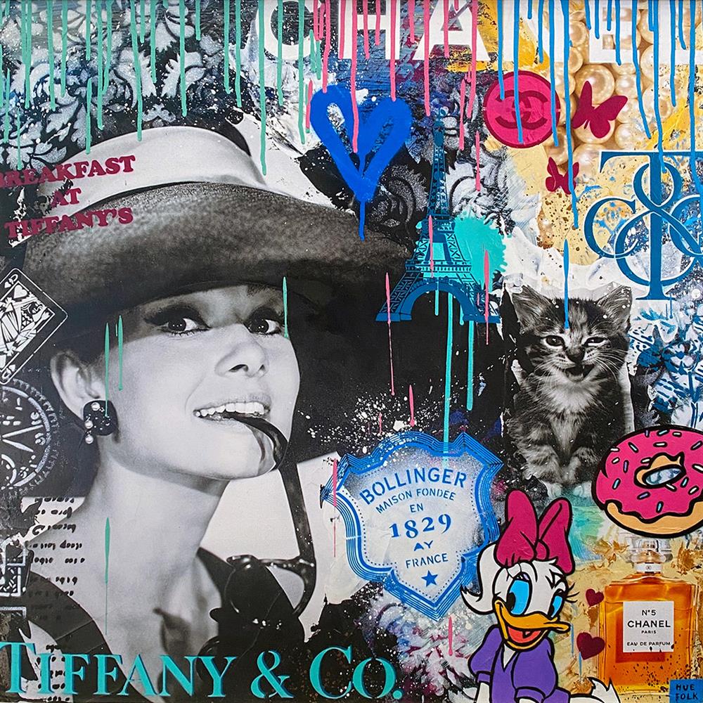 Hue Folk - Breakfast At Tiffany's - Original British Art - EB London