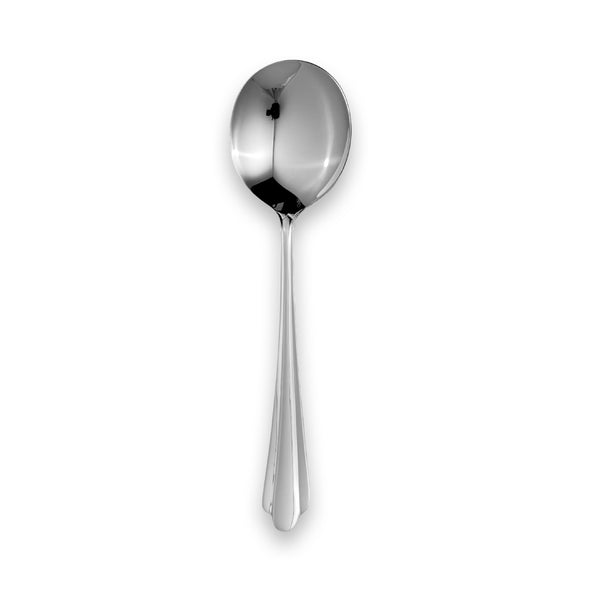 Carrs Silver Chiltern collection sterling silver soup spoon, hallmarked, 176mm
