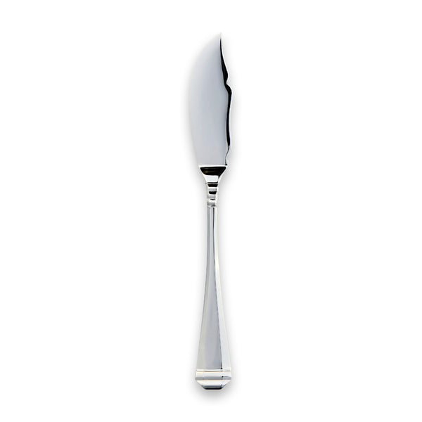 Carrs Silver sterling silver Décor fish blade, hallmarked, 210 mm, polished finish with decorative engraved handle