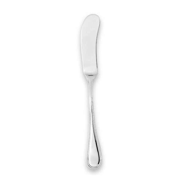 Carrs Silver English Thread sterling silver butter spreader, hallmarked, 150 mm