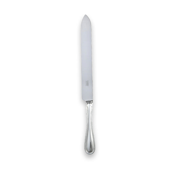 Carrs Silver English Thread bride’s wedding cake knife, sterling silver or silver-plated handle, hallmarked, 370mm