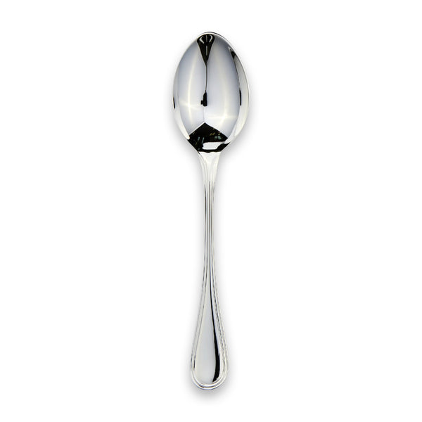Carrs Silver sterling silver large tea spoon, English Thread collection, hallmarked, 152mm
