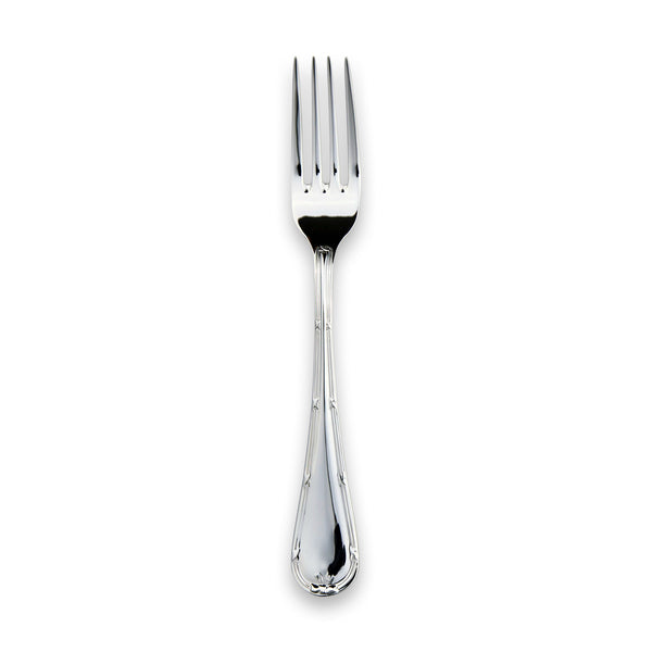 EB London English Reed & Ribbon dessert fork, sterling silver, hallmarked, 166mm
