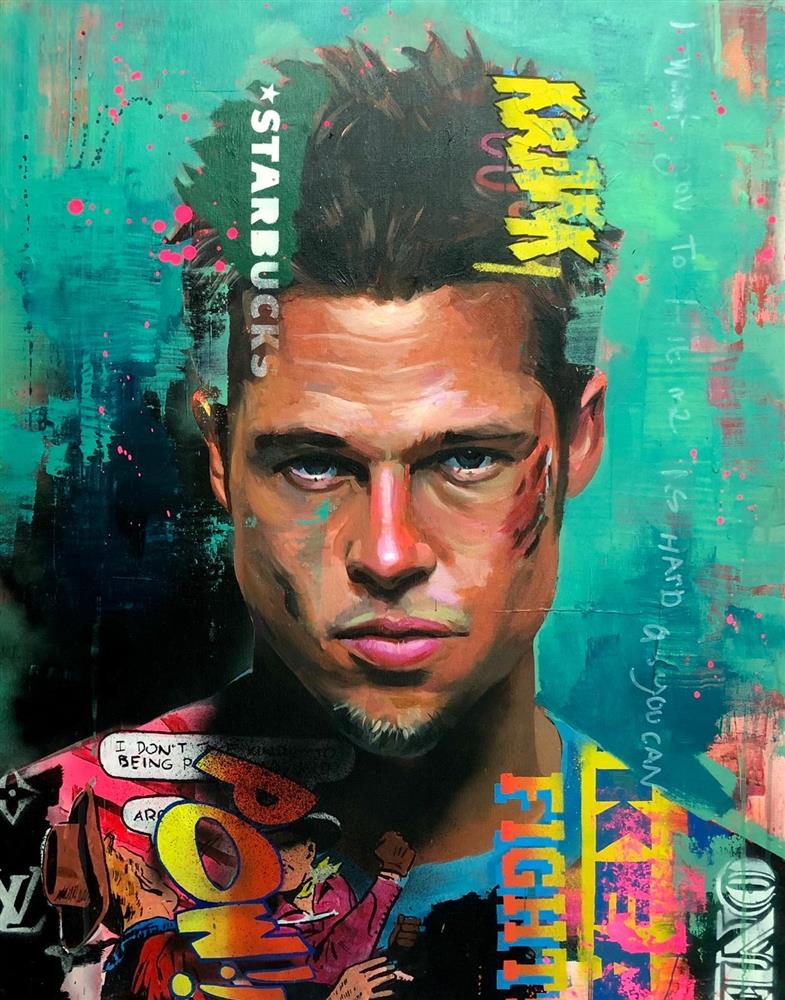 Zinsky - First Rule Of Fight Club - Original British Art - EB London