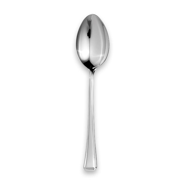 EB London Harley dessert spoon 182mm by Carrs Silver, hallmarked sterling silver, elegant rounded tip design