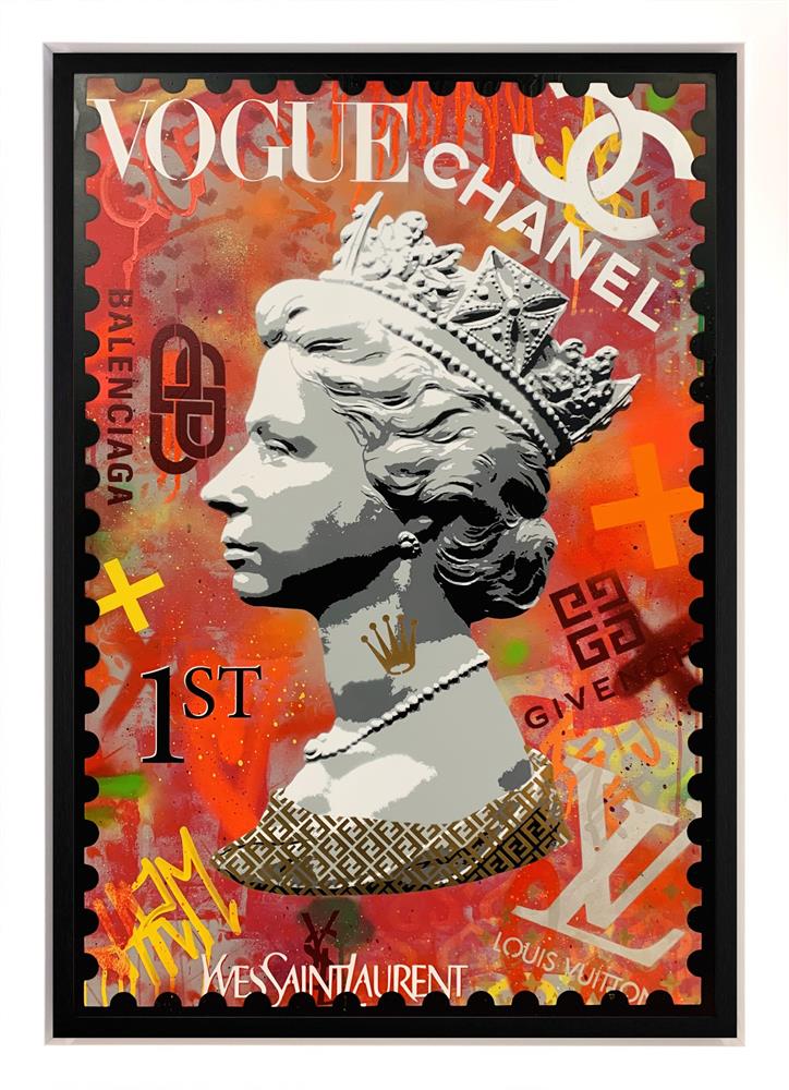 Hue Folk - Her Majesty 1st - Original British Art - EB London