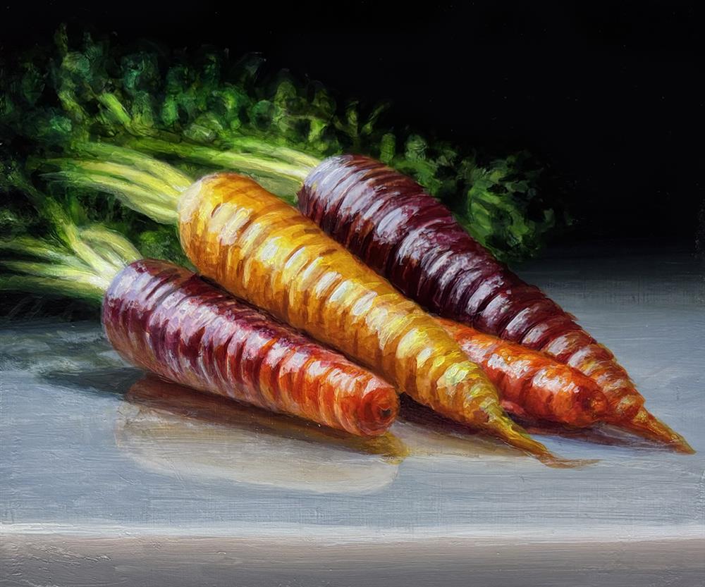 Tony Owens - Heritage Carrots - Original British Art - EB London