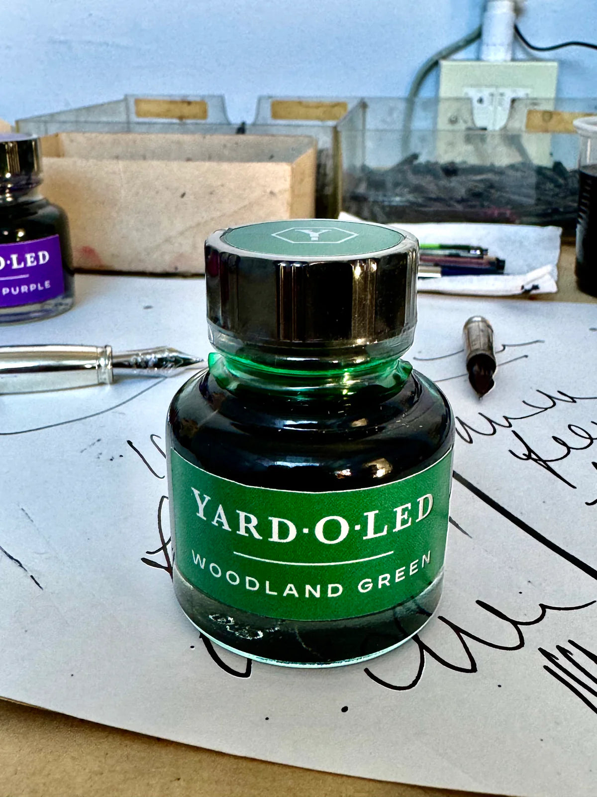 Woodland Green Fountain Pen Ink 30ml by Yard-O-Led - image 2