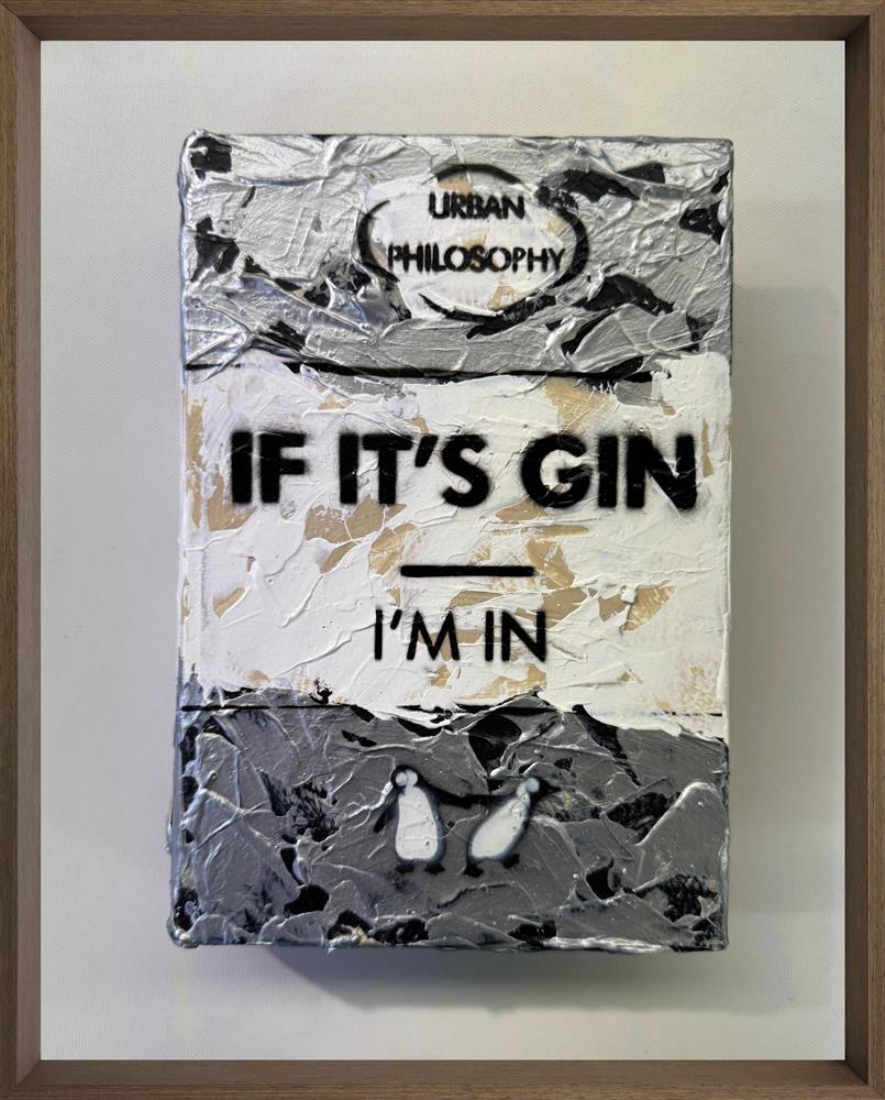 Hue Folk - If It's Gin - Mini Storybook - Original British Art - EB London