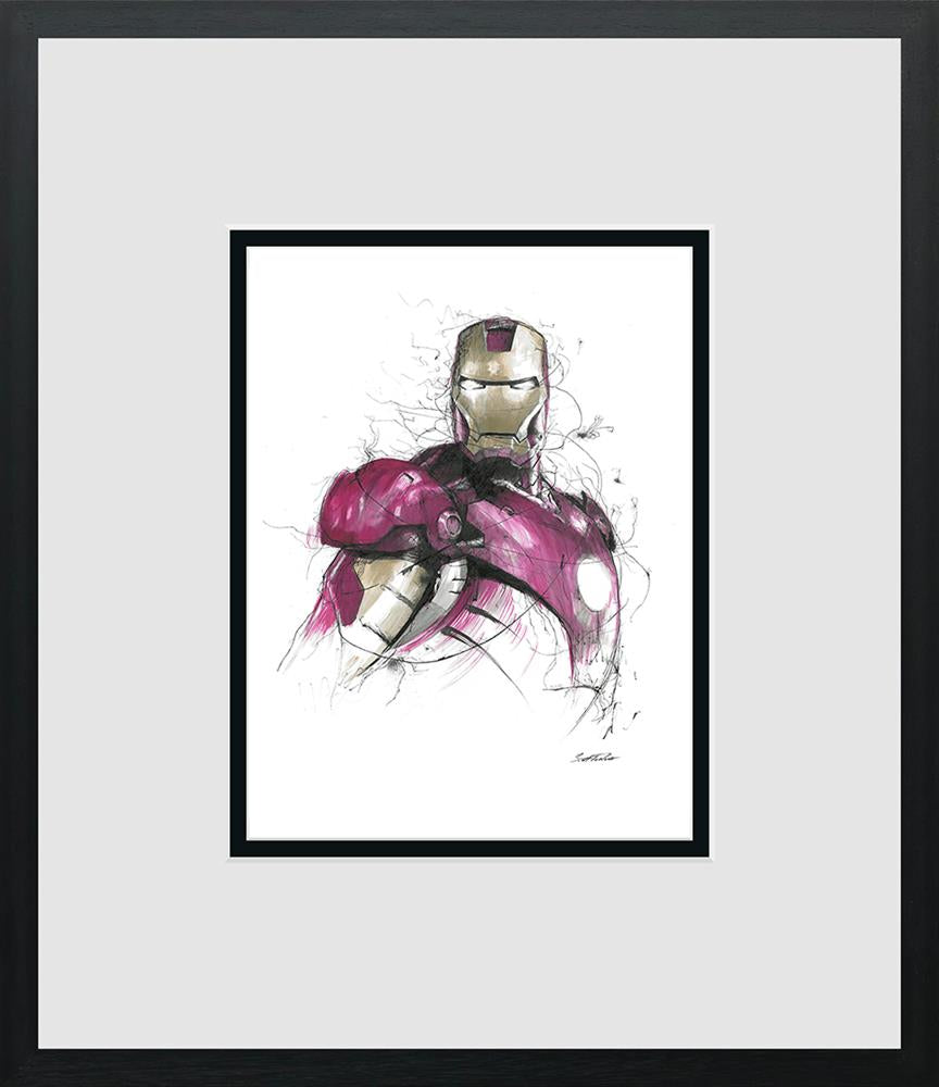 Scott Tetlow - Iron Man - Miniature - Limited Edition British Art - EB London
