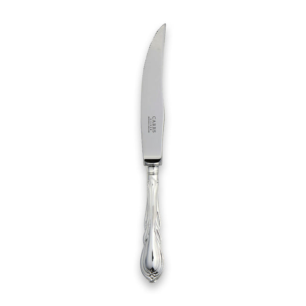 Carrs Silver sterling silver Lily steak knife, hallmarked, 220mm, polished finish