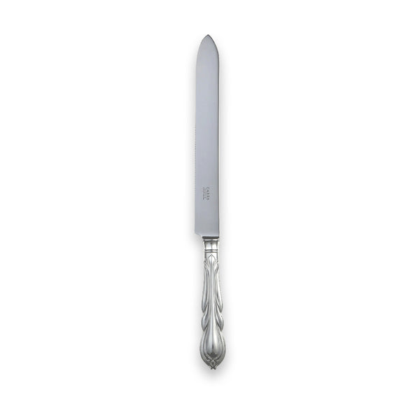 Carrs Silver Lily Bride’s wedding cake knife in sterling silver, hallmarked, 370mm