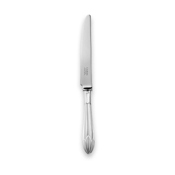 Carrs Silver sterling silver Lotus collection table knife with stylised lotus motifs, hallmarked, 248 mm