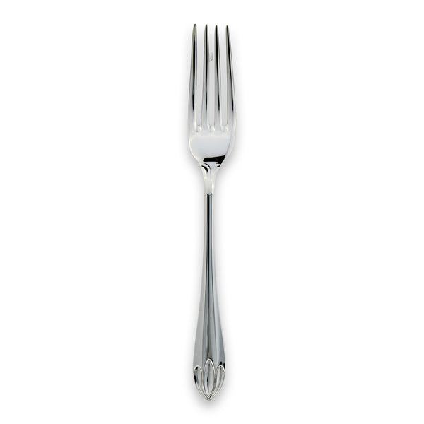 EB London Carrs Silver sterling silver Lotus table fork, hallmarked, 206mm