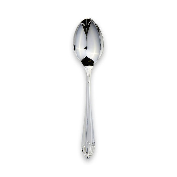 Carrs Silver sterling silver large tea spoon, Lotus collection, hallmarked, 152mm